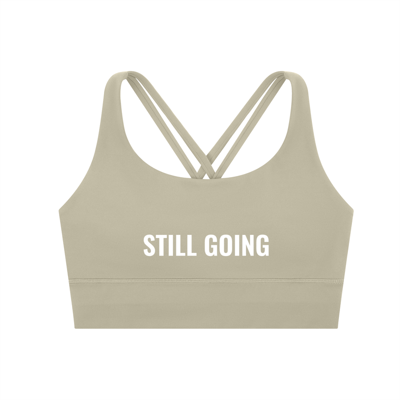 Strappy Criss-Cross Sports Bra by ODMPOD