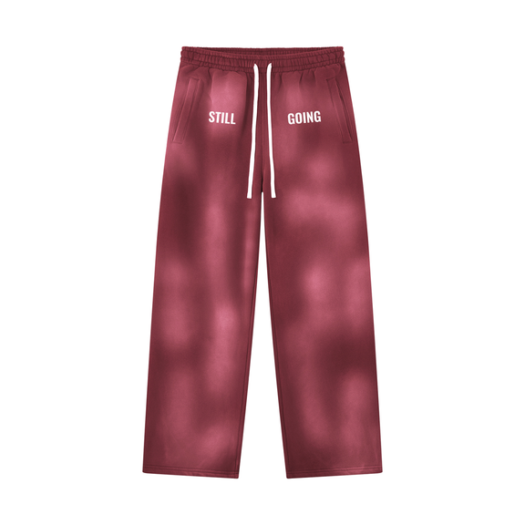 Sunfade Wide Leg Fleece Sweatpants by ODMPOD