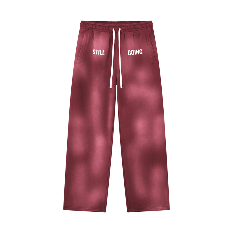 Sunfade Wide Leg Fleece Sweatpants by ODMPOD