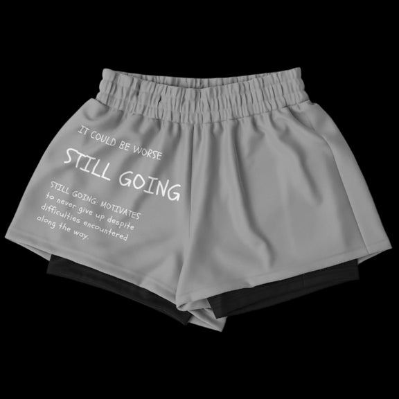 "WORDS HAVE POWER" Women's 2-in-1 Shorts by Subliminator