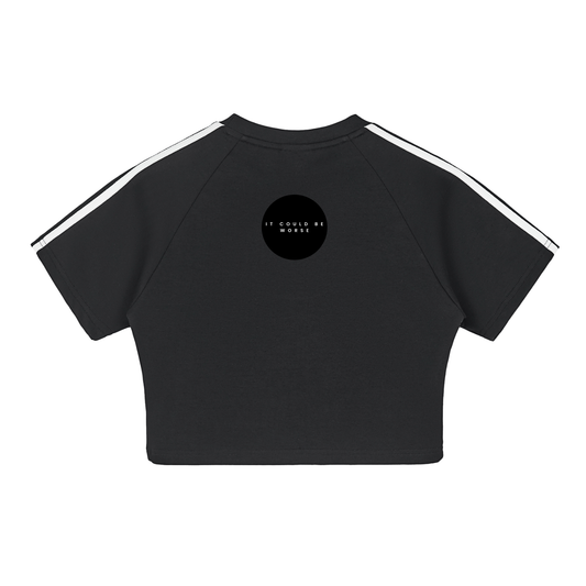 Taped Cooling Performance Crop Top by ODMPOD