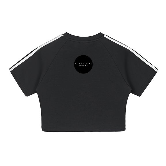 Taped Cooling Performance Crop Top by ODMPOD