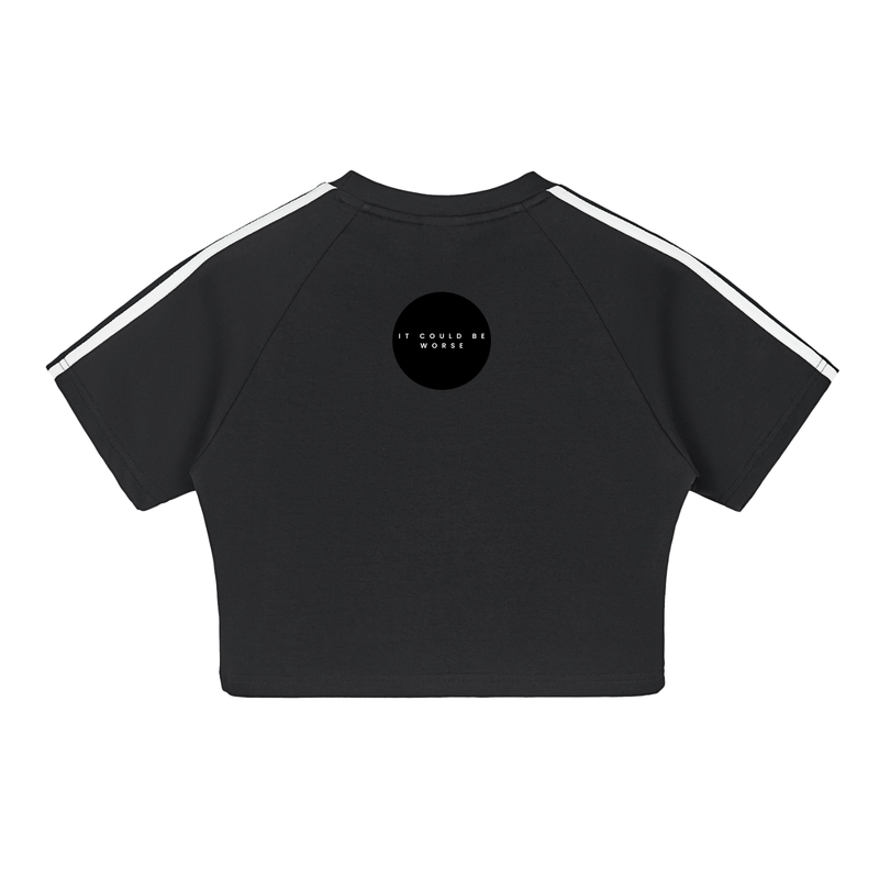 Taped Cooling Performance Crop Top by ODMPOD