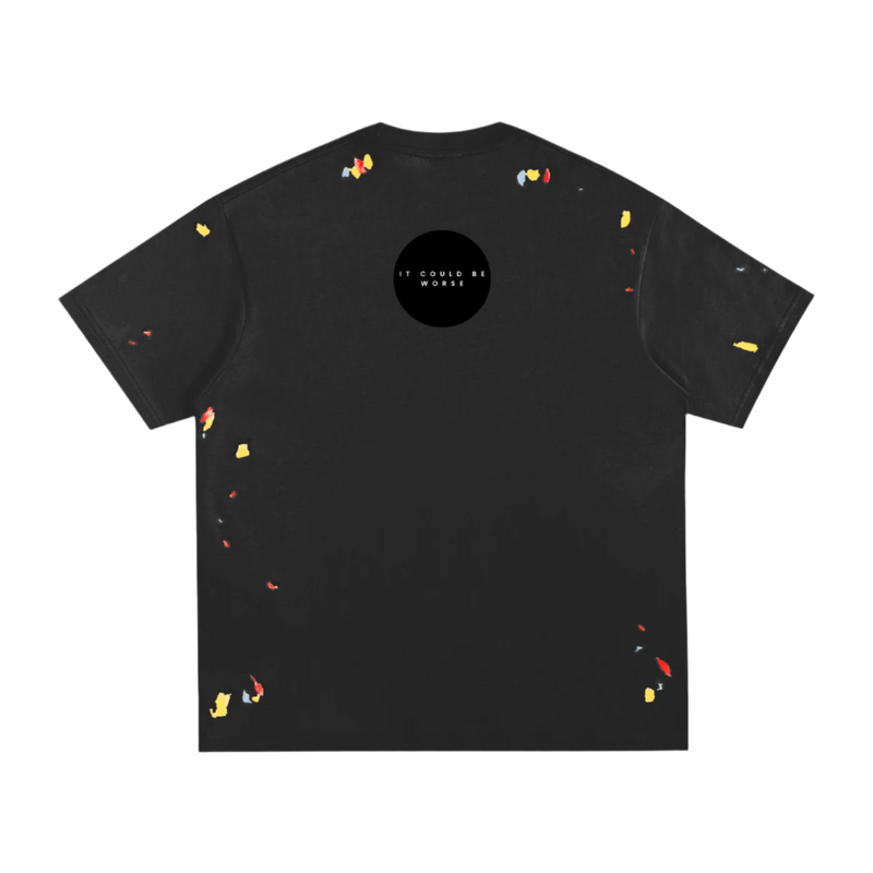 "WORDS HAVE POWER" Paint Splatter T-Shirt