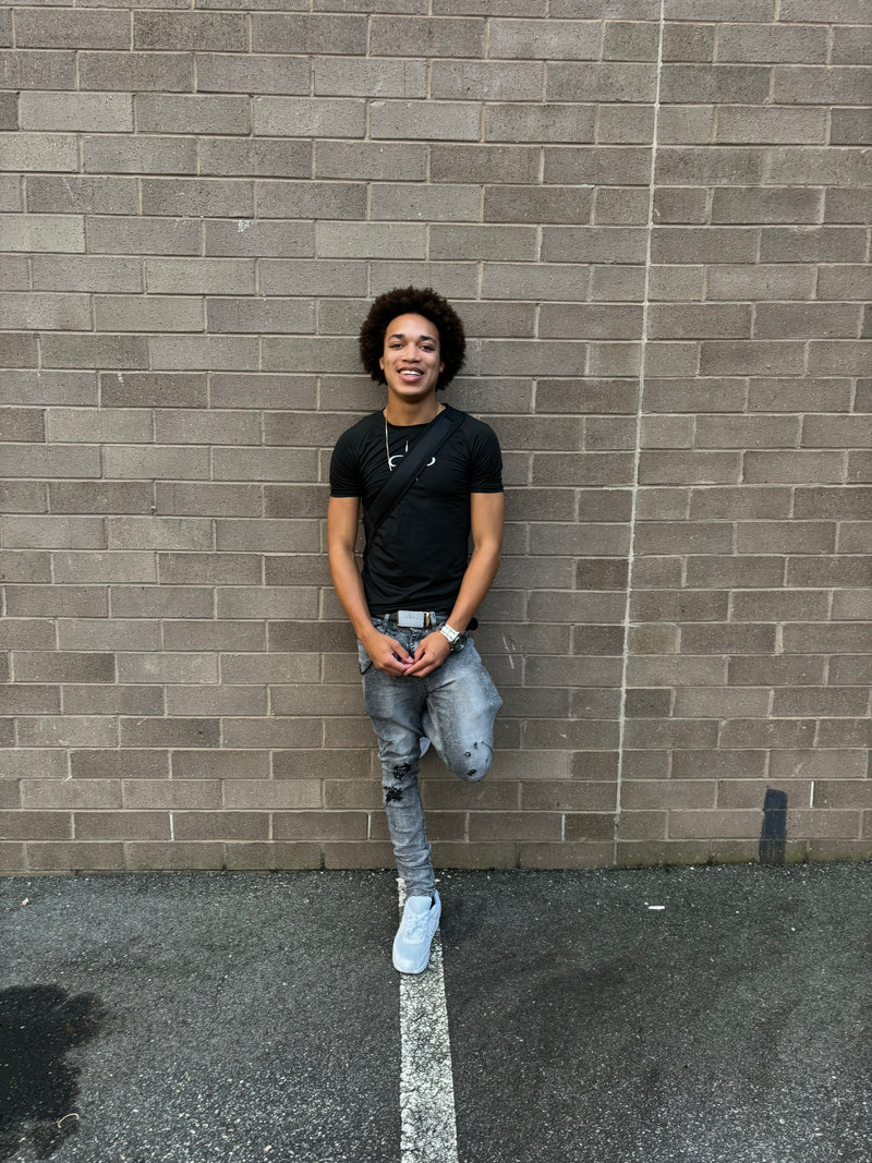 Men's Sports Tee BLACK by ODMPOD
