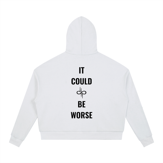 Contrast Drawstring Hoodie by ODMPOD
