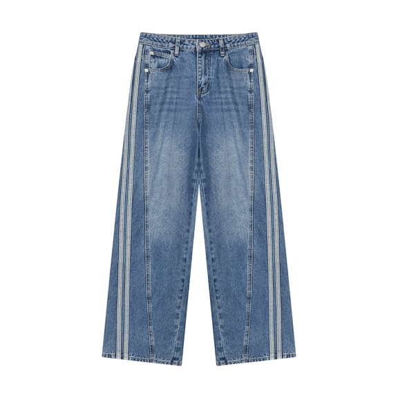 Women’s Wide Leg Denim Jeans by ODMPOD