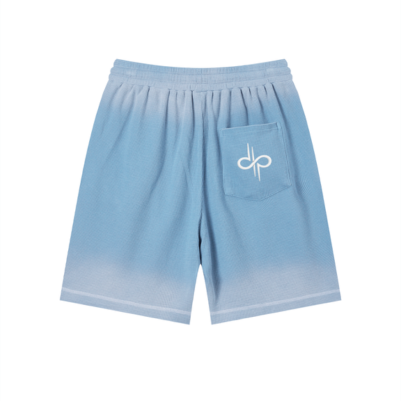 Sunfade Waffle Raw Hem Shorts by ODMPOD