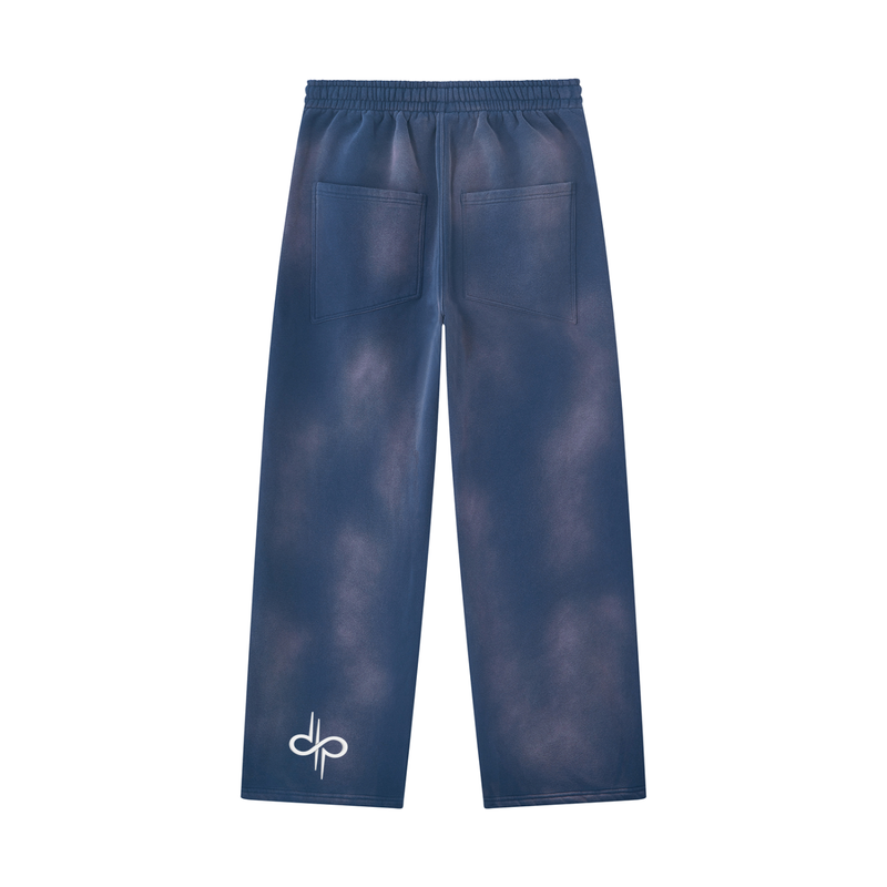 Sunfade Wide Leg Fleece Sweatpants by ODMPOD