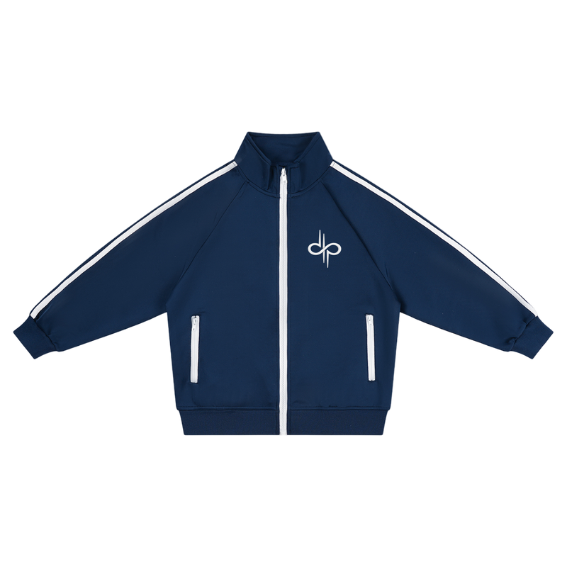 Kids’ Contrast Tape Coach Jacket "WORDS HAVE POWER"