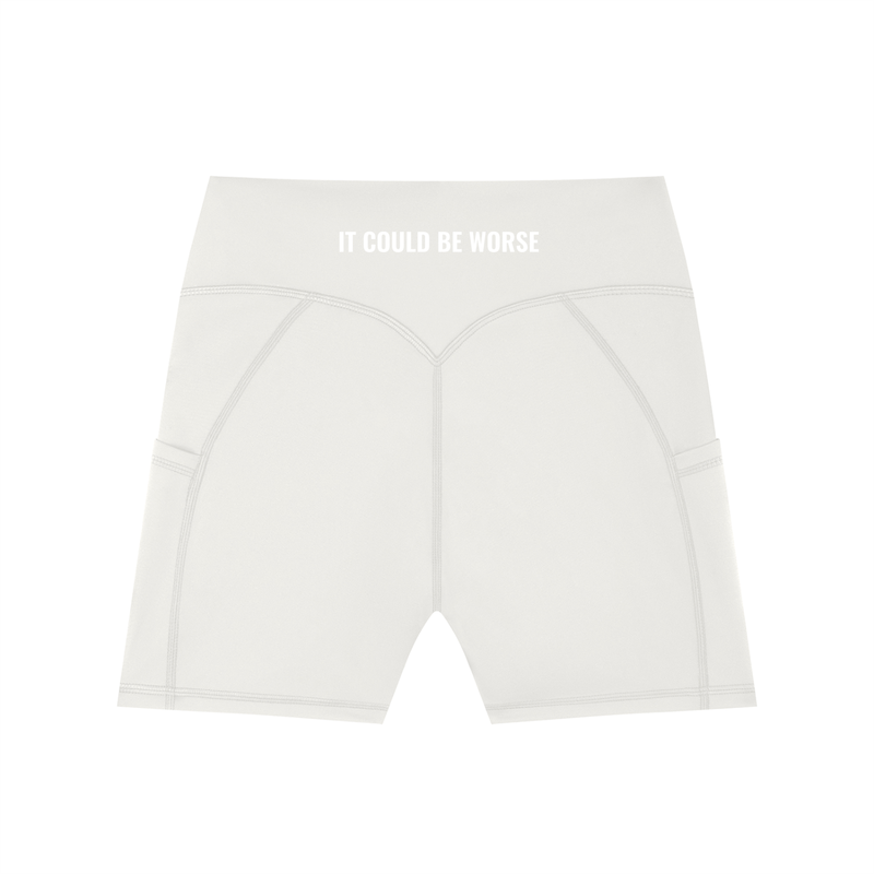 Women's High-Waisted Pocket Biker Shorts by ODMPOD