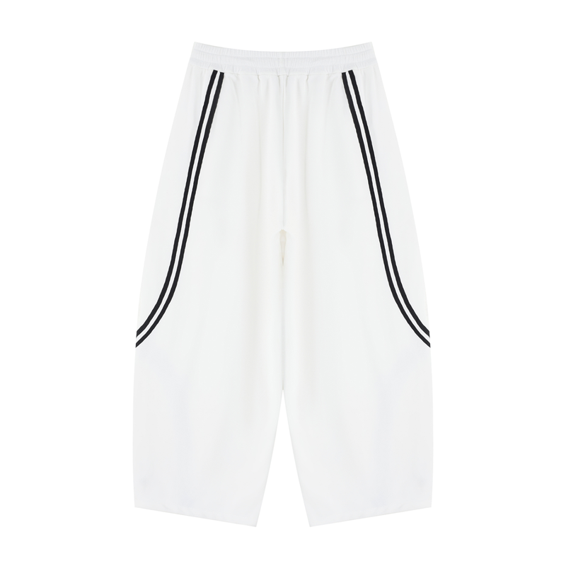 Wide Leg Piping Sweatpants by ODMPOD
