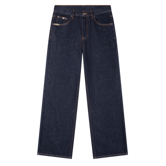 Heavyweight Straight Leg Denim Jeans by ODMPOD