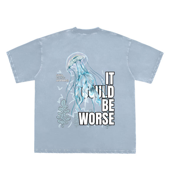 Vintage Washed T-Shirt "OCEAN" by ODMPOD