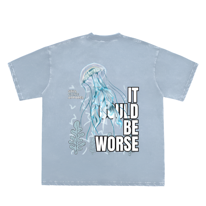 Vintage Washed T-Shirt "OCEAN" by ODMPOD