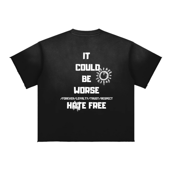 "limited edition" Sun Fade Raw Edge T-Shirt by ODMPOD