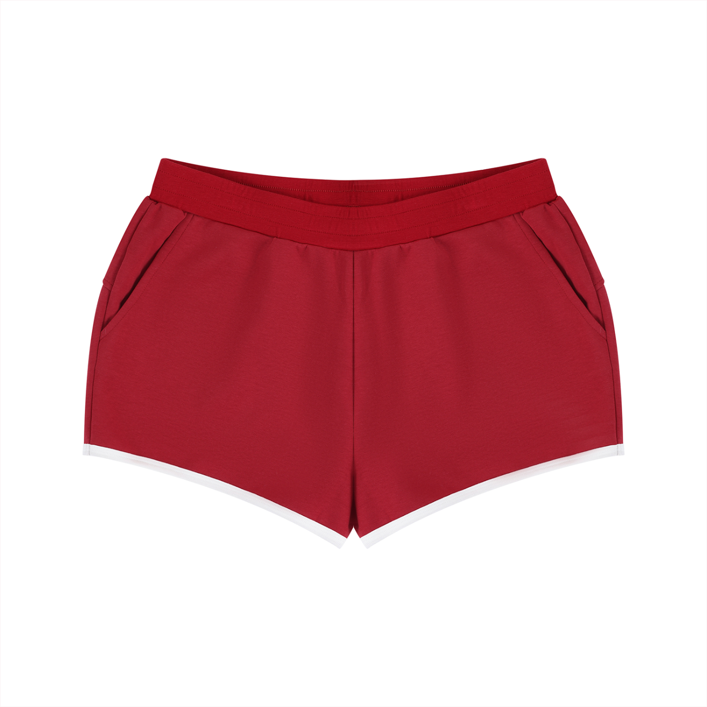 Women's Retro Contrast Binding Shorts by ODMPOD