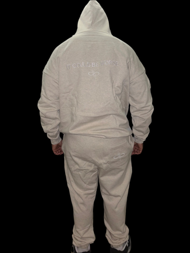 "WORDS HAVE POWER" Fleece-lined sweatsuit by PODpartner