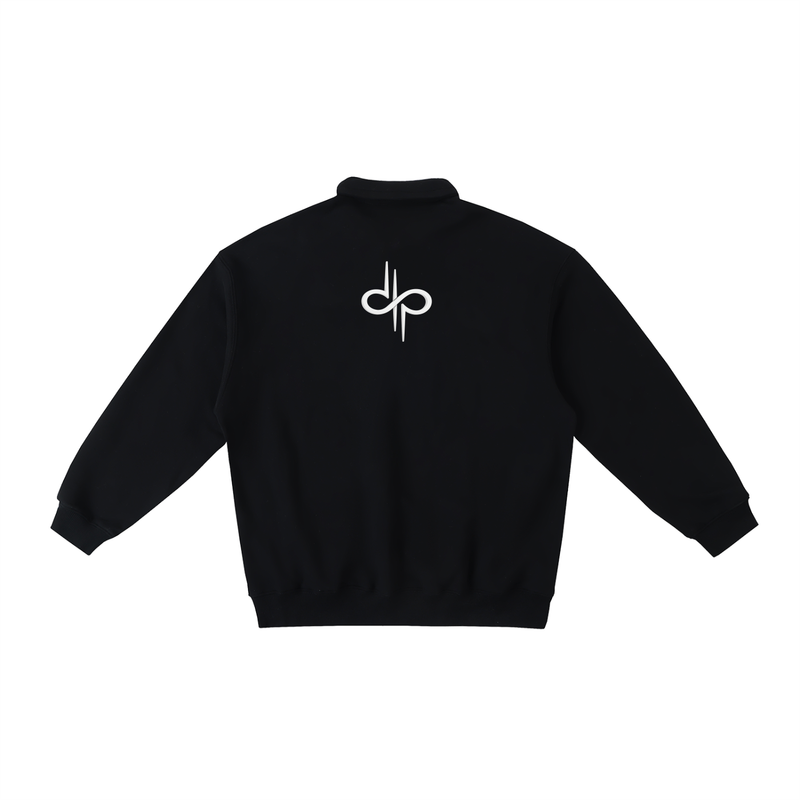 Heavyweight Polo-Collar Sweatshirt by ODMPOD