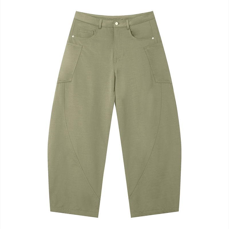 Men's Barrel Leg Pants by ODMPOD