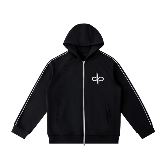 Heavyweight Raglan Sleeve Zip Hoodie by ODMPOD