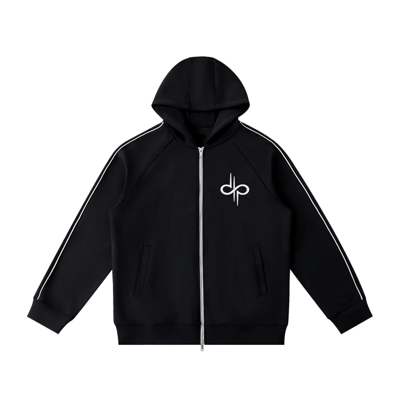 Heavyweight Raglan Sleeve Zip Hoodie by ODMPOD