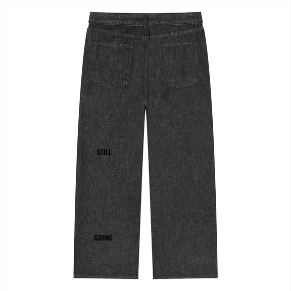 Unisex Vintage Wash Straight Leg Jeans by ODMPOD