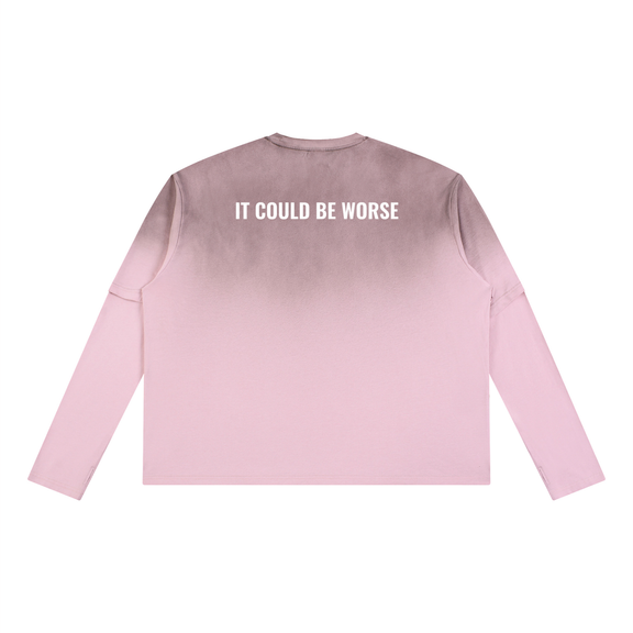 Vintage Wash Layered T-Shirt by ODMPOD