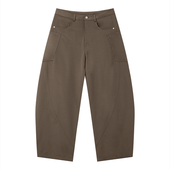 Men's Barrel Leg Pants by ODMPOD