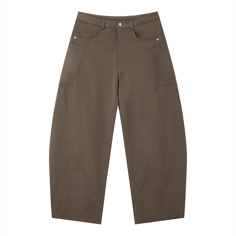 Men's Barrel Leg Pants by ODMPOD