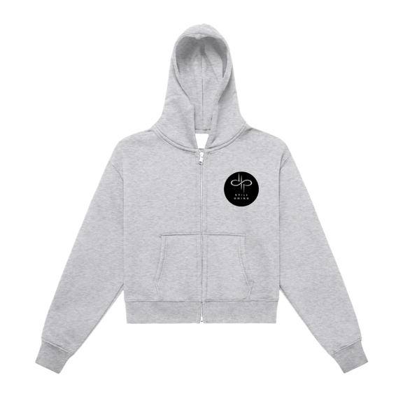 "WORDS HAVE POWER" Women's Cropped Hoodie by ODMPOD