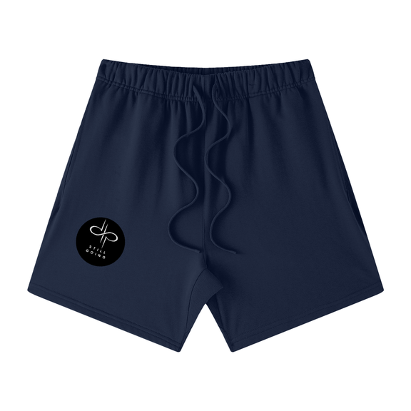 Heavyweight Earth Tone Loose Fit Cotton Shorts by ODMPOD