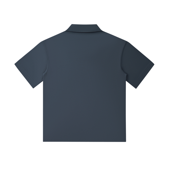 Drop Shoulder Short-Sleeve Polo by ODMPOD