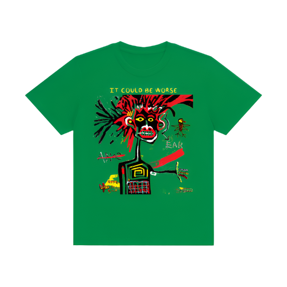 Cotton T-Shirt "CRAZY" by ODMPOD