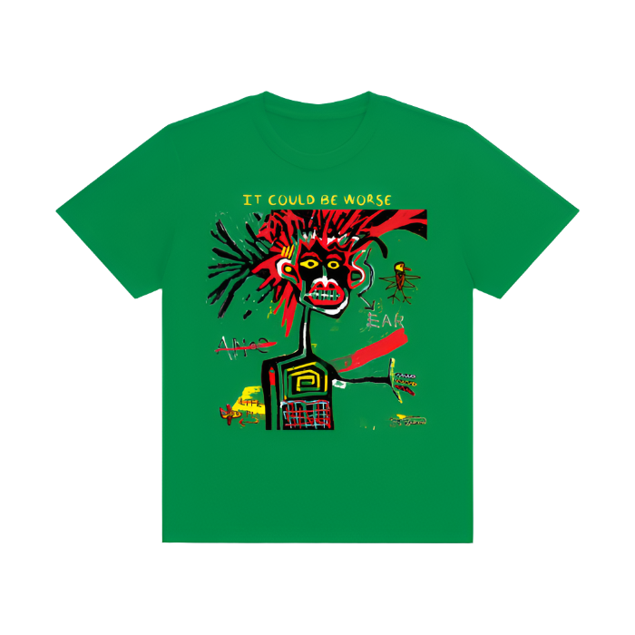 Cotton T-Shirt "CRAZY" by ODMPOD
