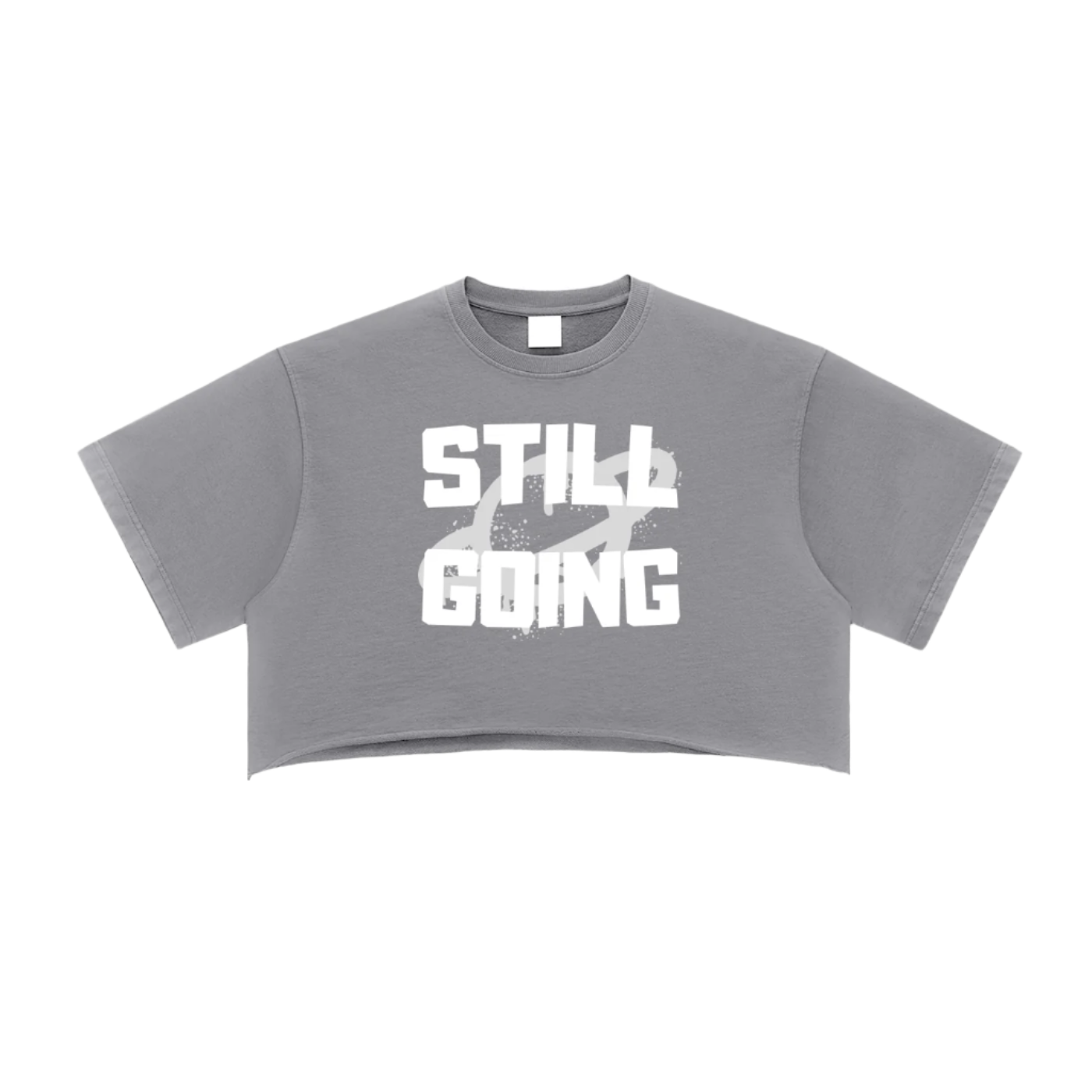 "LIMITED EDITION" Snow Washed Raw Edge Crop Top