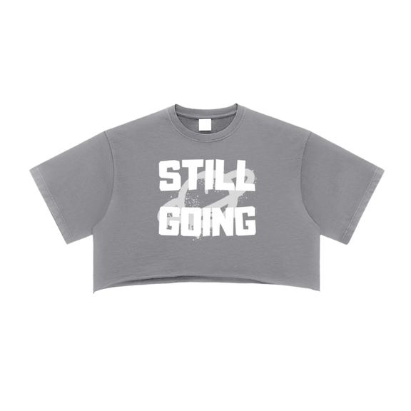 "LIMITED EDITION" Snow Washed Raw Edge Crop Top by ODMPOD