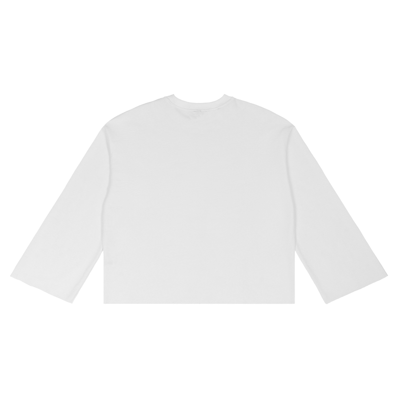 Waffle Raw Edge T-Shirt by ODMPOD