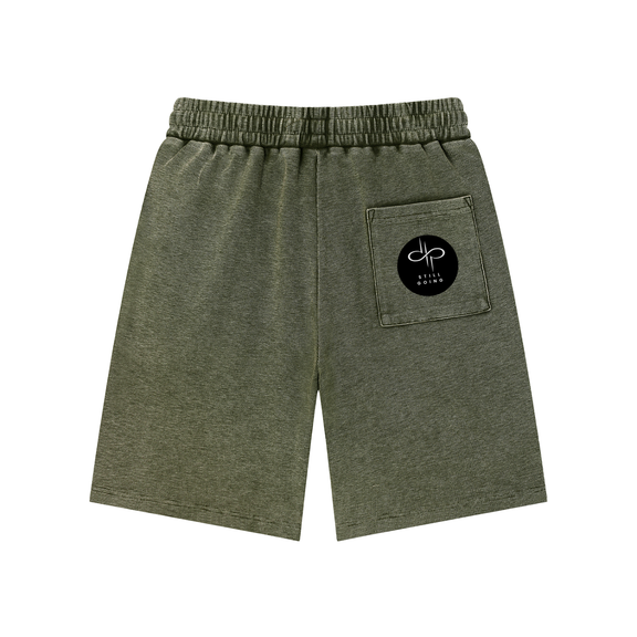 Mineral Wash Waffle Knit Shorts by ODMPOD