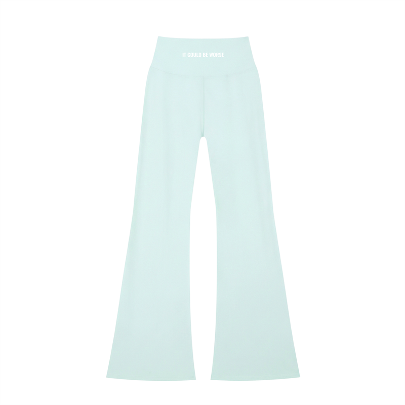 Women's High-Waisted Flare Leggings by ODMPOD