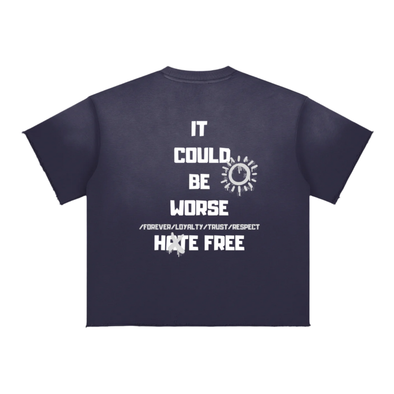 "limited edition" Sun Fade Raw Edge T-Shirt by ODMPOD