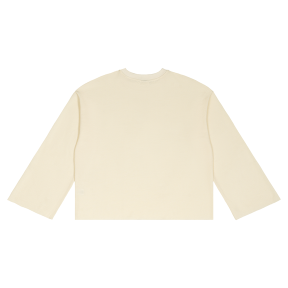 Waffle Raw Edge T-Shirt by ODMPOD