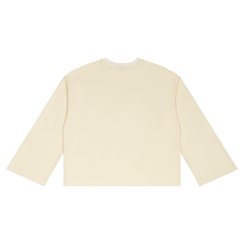 Waffle Raw Edge T-Shirt by ODMPOD