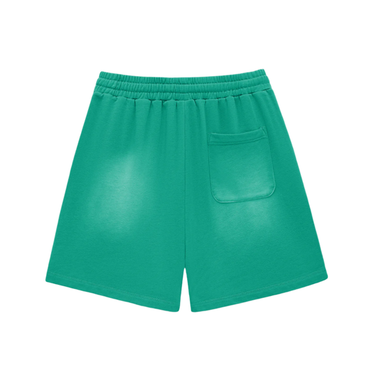 "limited edition" Sun Fade Raw Edge Cotton Shorts by ODMPOD