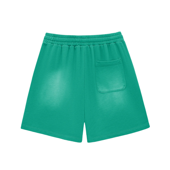 "limited edition" Sun Fade Raw Edge Cotton Shorts by ODMPOD