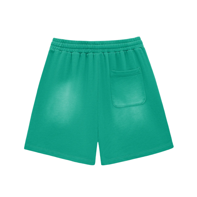 "limited edition" Sun Fade Raw Edge Cotton Shorts by ODMPOD