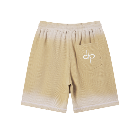 Sunfade Waffle Raw Hem Shorts by ODMPOD
