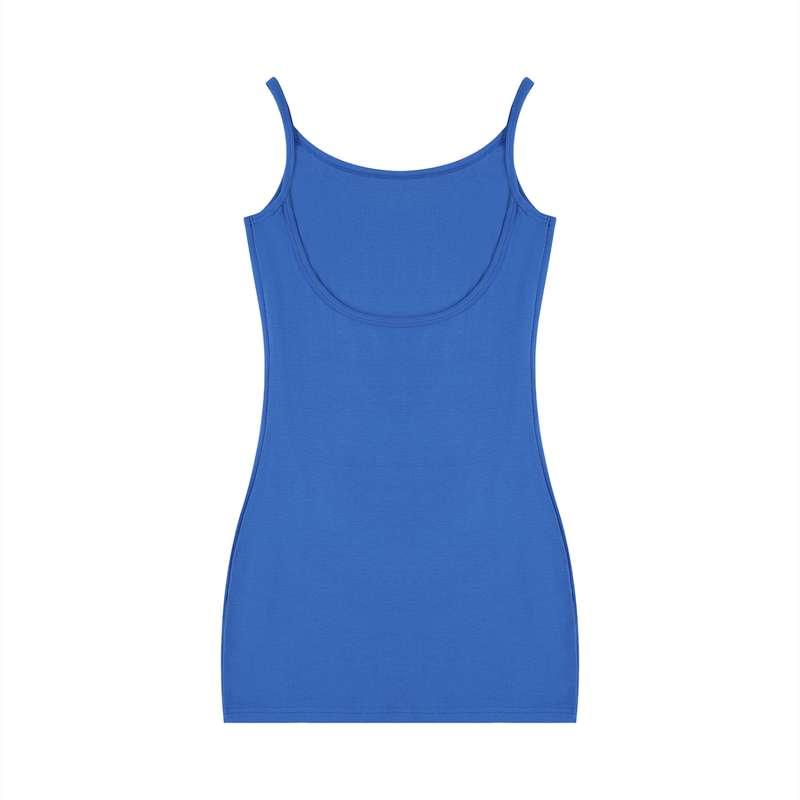 Women's Solid Tight Sleeveless Dress by ODMPOD
