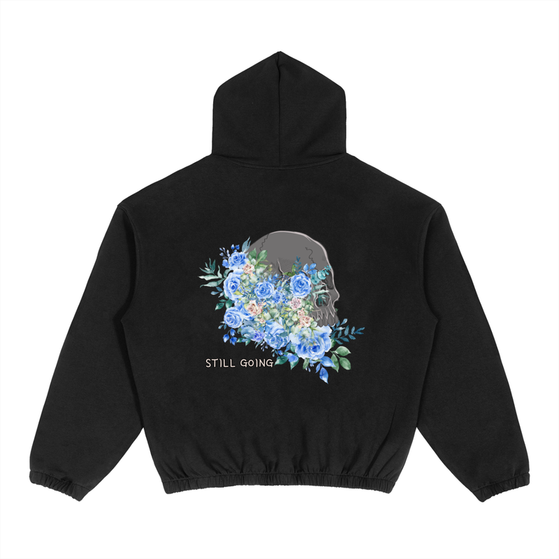 Boxy Cinched Hem Hoodie by ODMPOD
