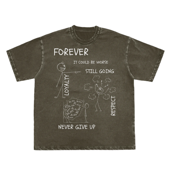 "WORDS HAVE POWER" Vintage Washed T-Shirt by ODMPOD